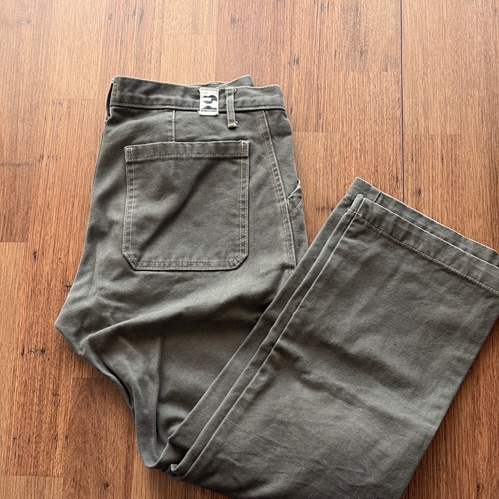 Seaweed&gravel Green Chinos Classic Style